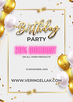 Birthday discount 13 november Verin Gellak